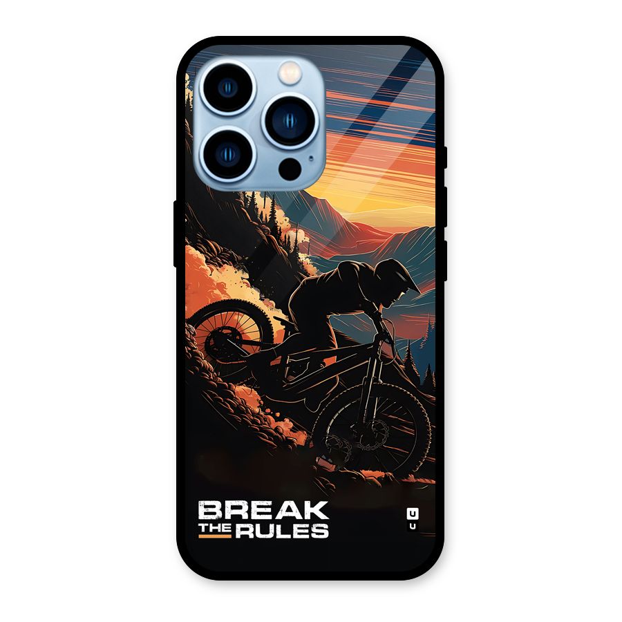 Break The Rules Glass Back Case for iPhone 13 Pro