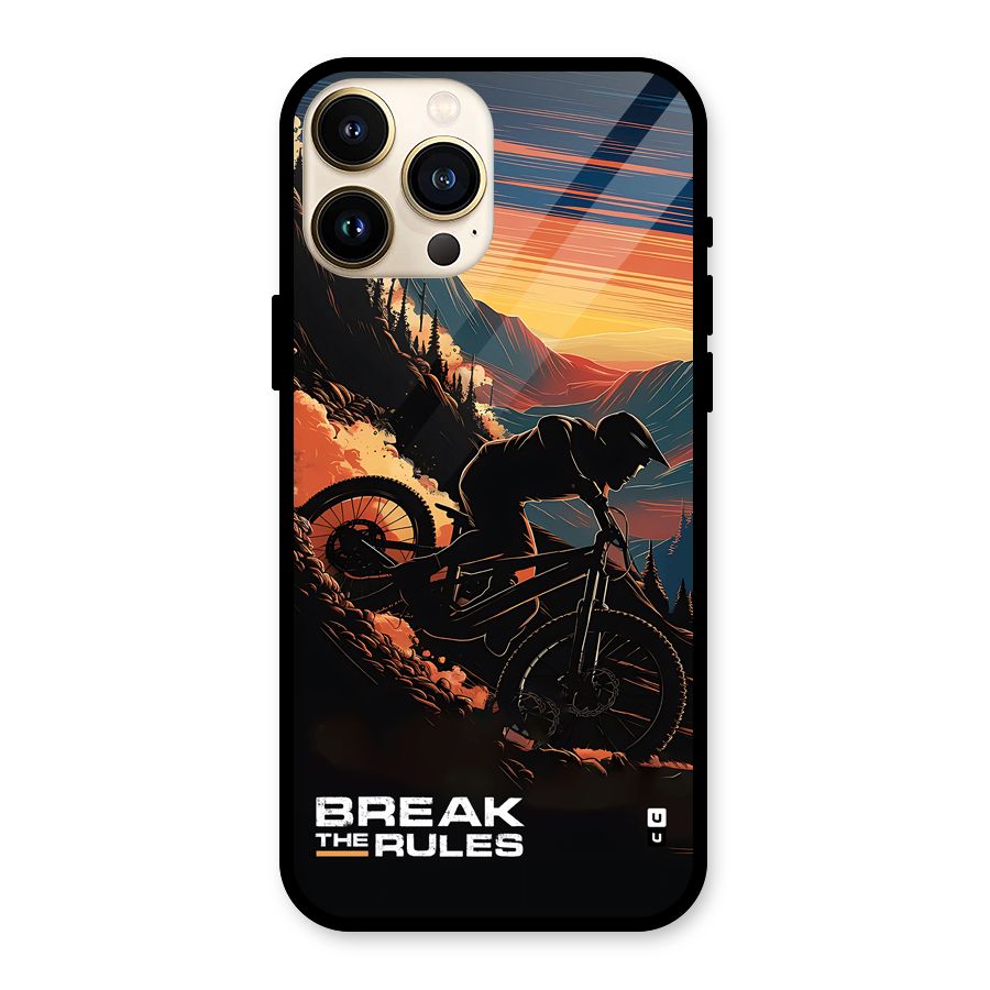 Break The Rules Glass Back Case for iPhone 13 Pro Max