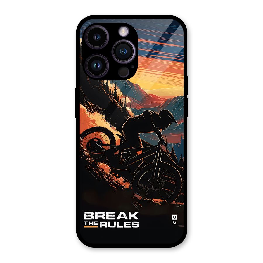Break The Rules Glass Back Case for iPhone 14 Pro Max