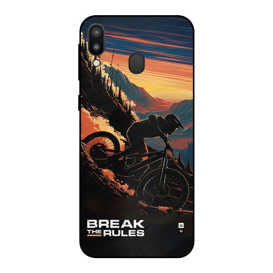 Break The Rules Metal Back Case for Galaxy M20