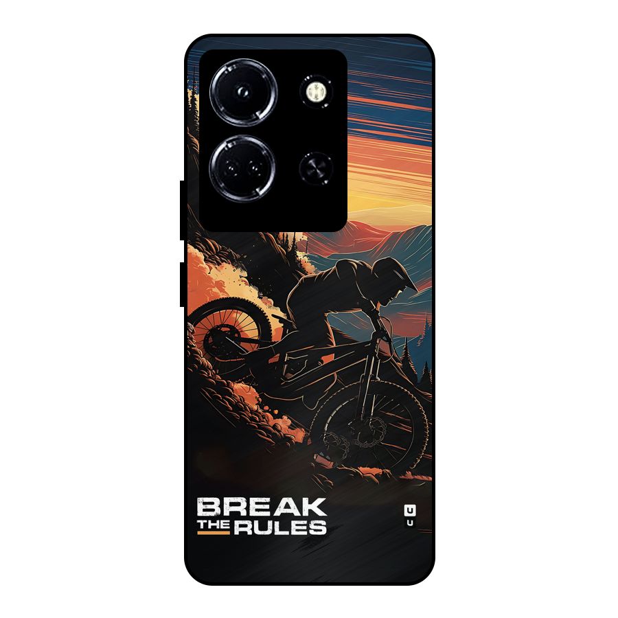 Break The Rules Metal Back Case for Infinix Note 30 5G