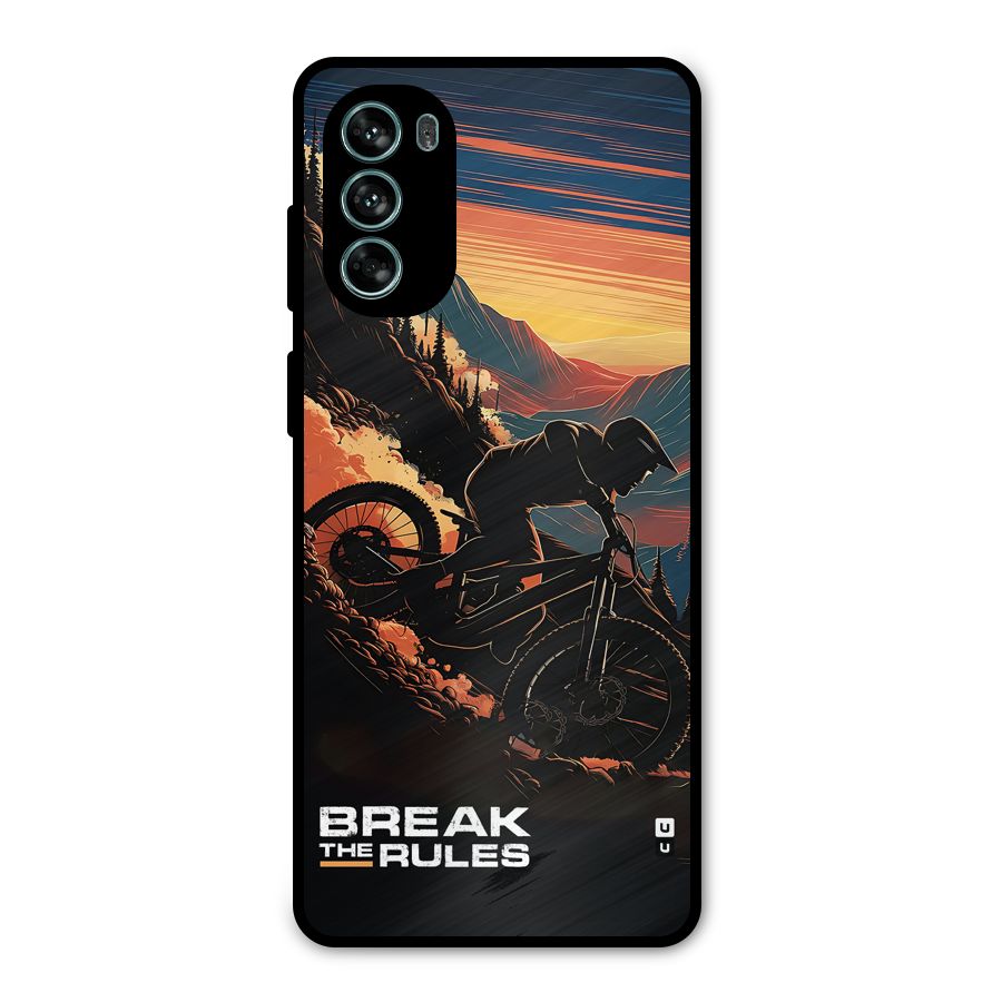 Break The Rules Metal Back Case for Moto G62