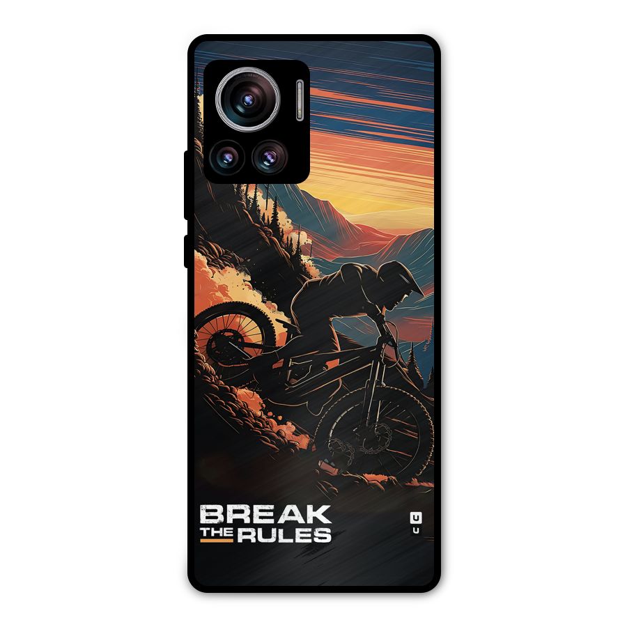 Break The Rules Metal Back Case for Motorola Edge 30 Ultra