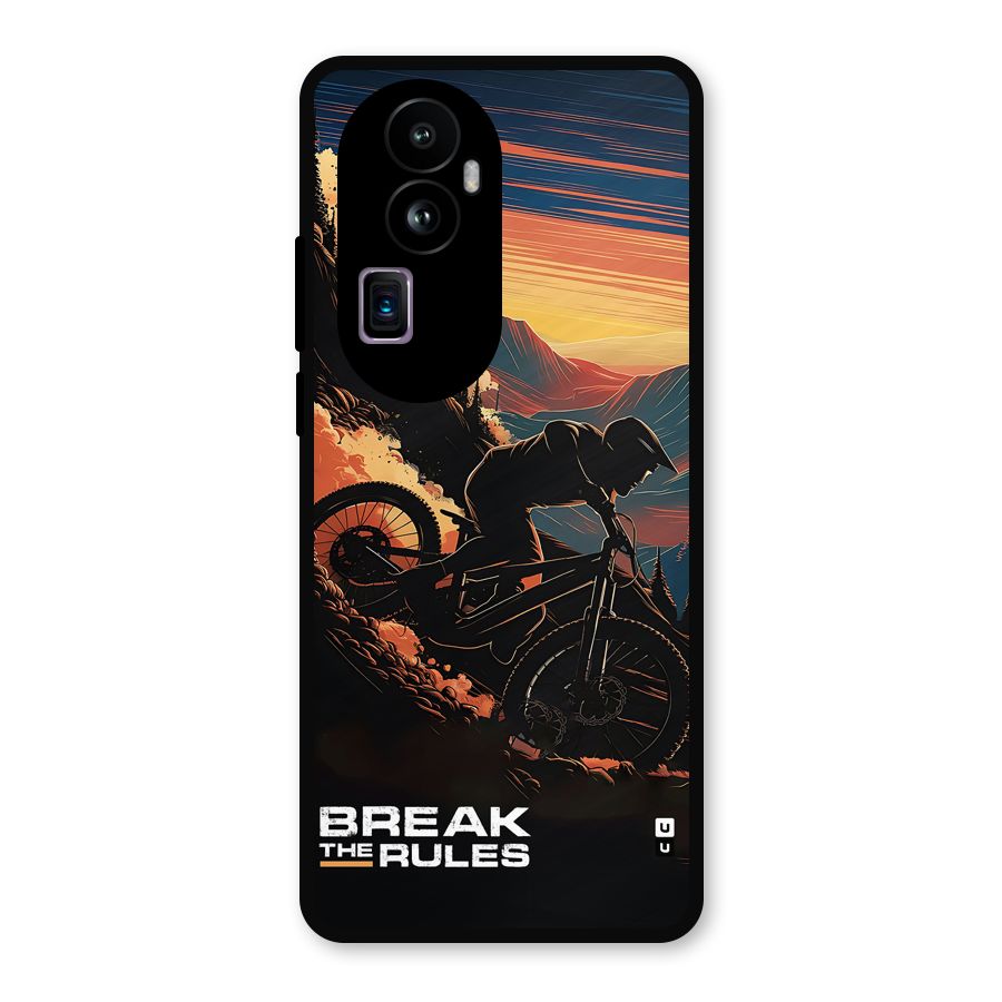 Break The Rules Metal Back Case for Oppo Reno10 Pro Plus