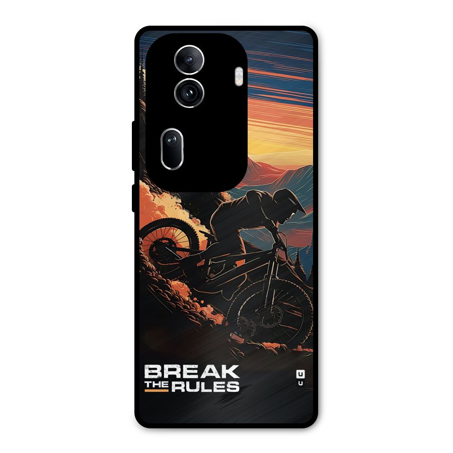 Break The Rules Metal Back Case for Oppo Reno11 Pro 5G