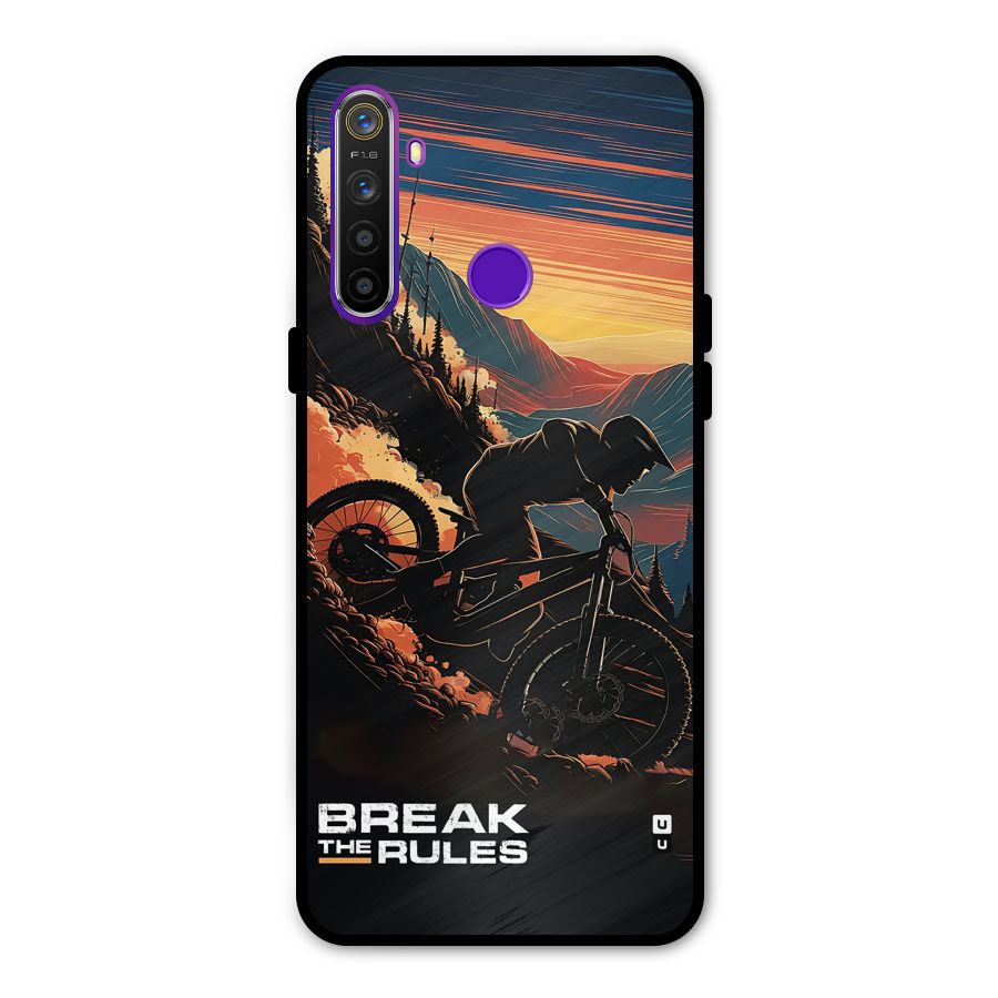 Break The Rules Metal Back Case for Realme 5