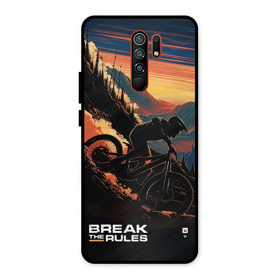 Break The Rules Metal Back Case for Redmi 9 Prime
