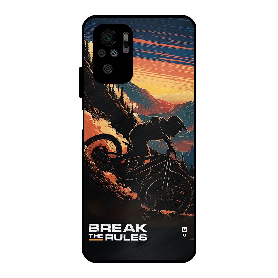Break The Rules Metal Back Case for Redmi Note 11 SE
