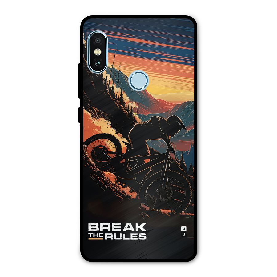 Break The Rules Metal Back Case for Redmi Note 5 Pro