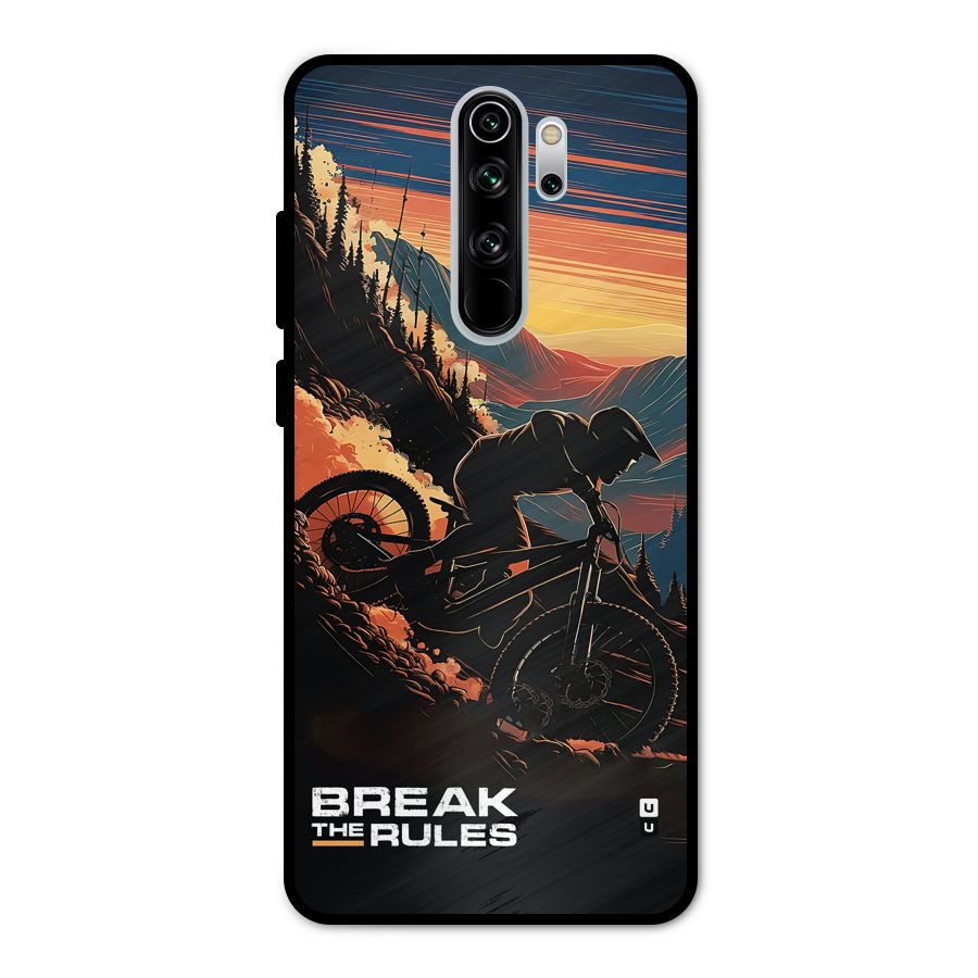 Break The Rules Metal Back Case for Redmi Note 8 Pro
