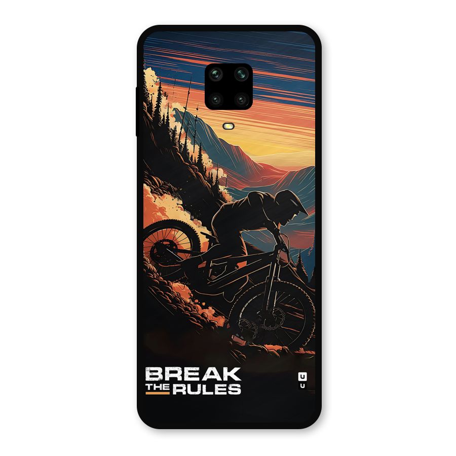 Break The Rules Metal Back Case for Redmi Note 9 Pro