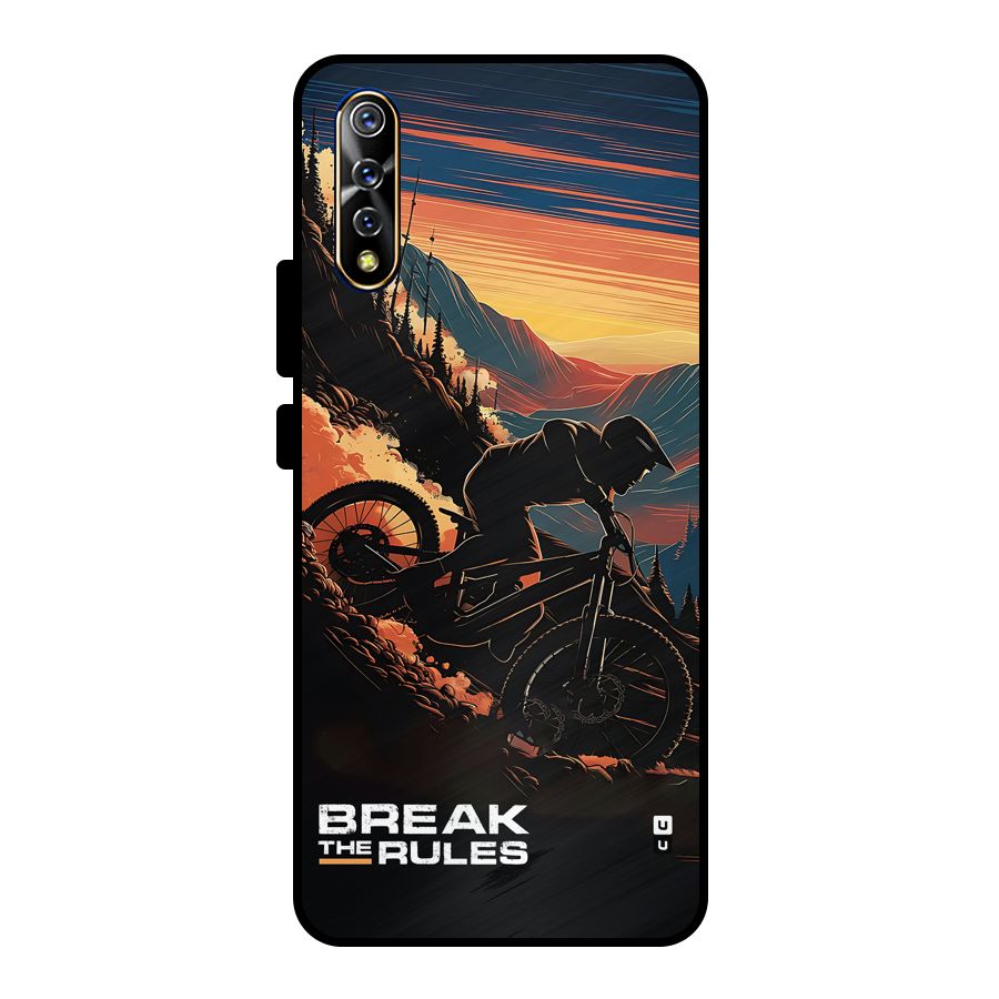 Break The Rules Metal Back Case for Vivo S1
