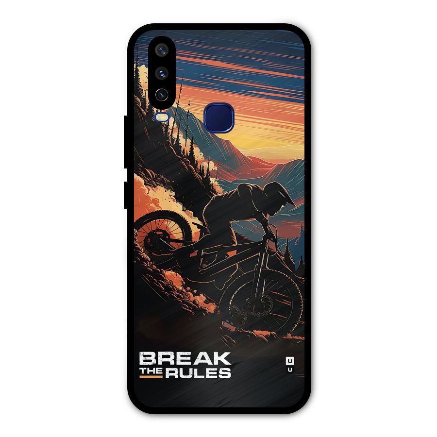 Break The Rules Metal Back Case for Vivo U10
