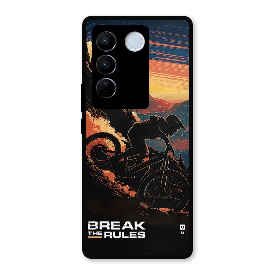 Break The Rules Metal Back Case for Vivo V27