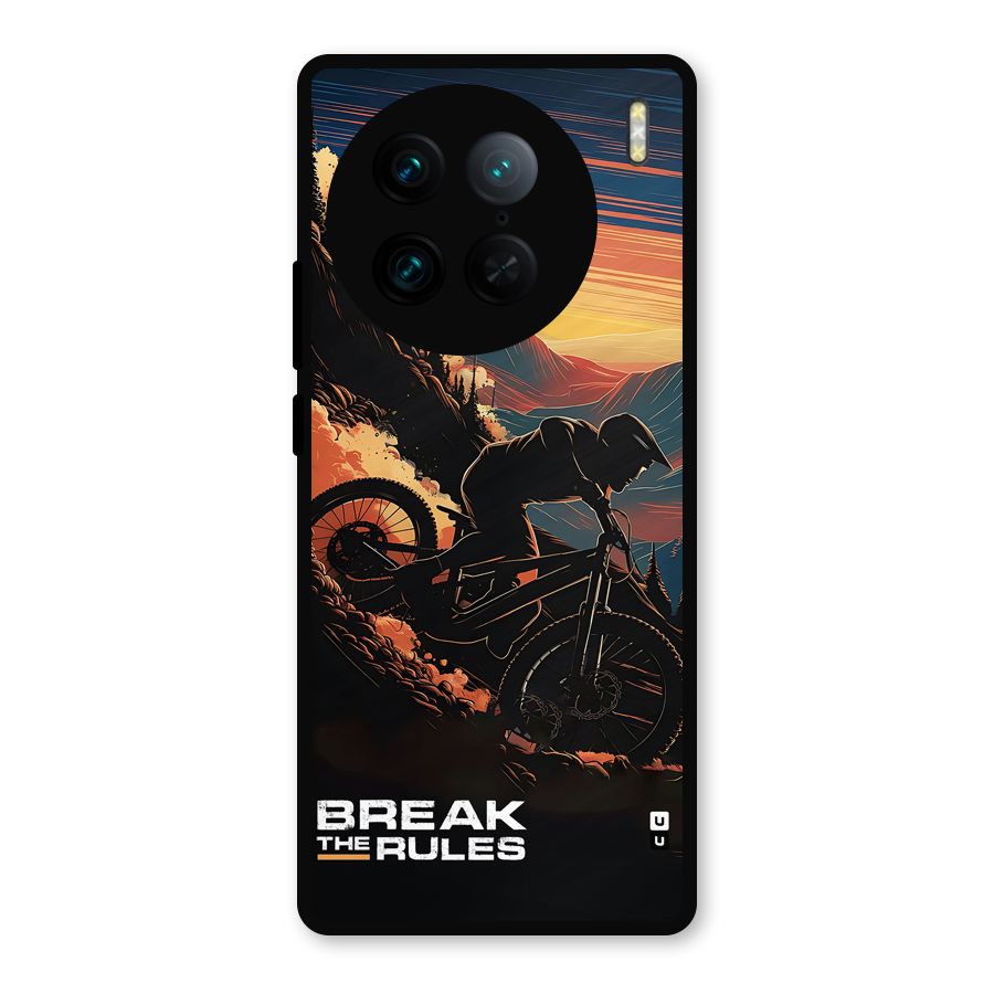 Break The Rules Metal Back Case for Vivo X90 Pro