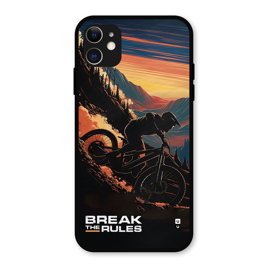 Break The Rules Metal Back Case for iPhone 11