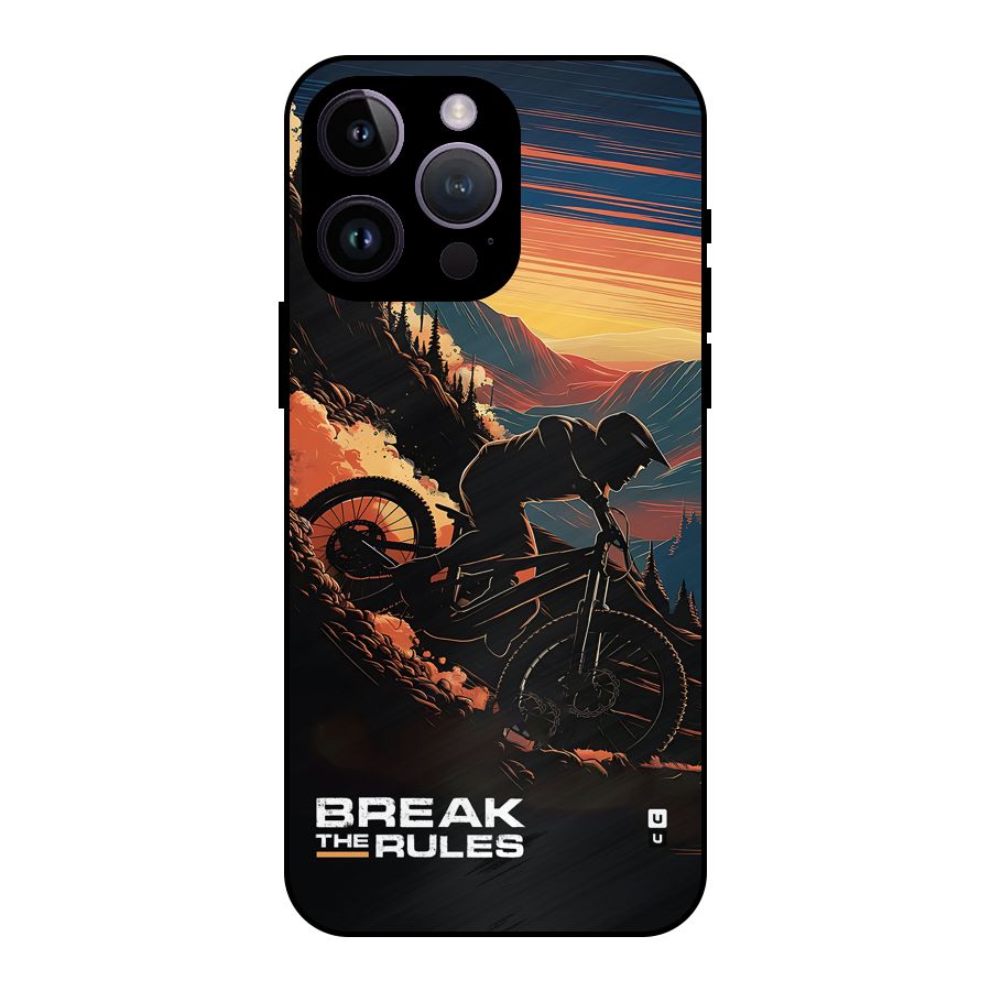 Break The Rules Metal Back Case for iPhone 14 Pro Max