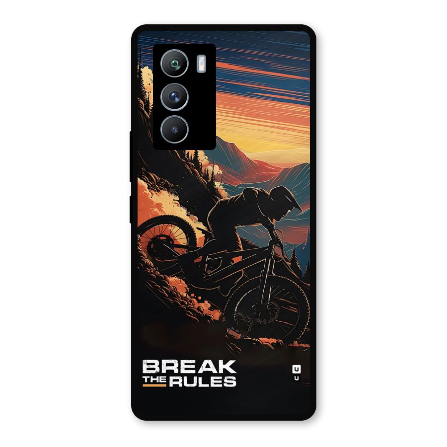 Break The Rules Metal Back Case for iQOO 9 SE
