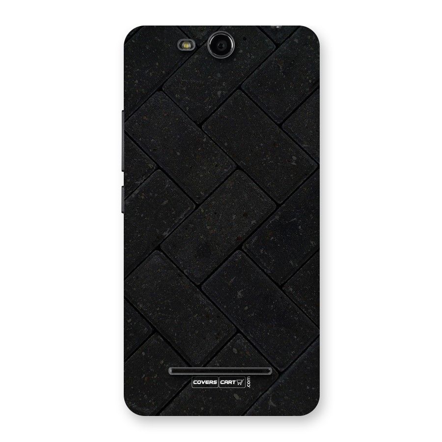 Bricks Pattern Back Case for Micromax Canvas Juice 3 Q392