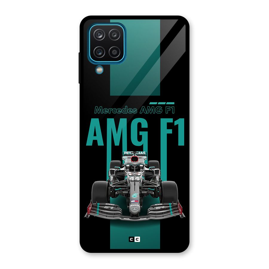Brisk Car Glass Back Case for Galaxy A12