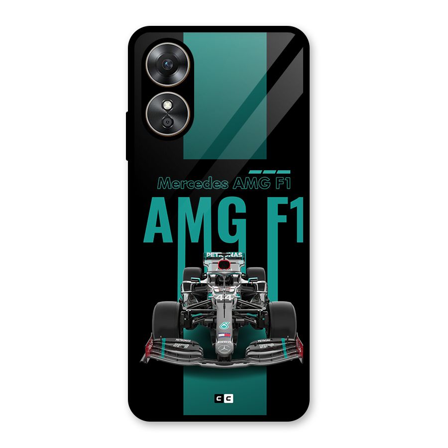 Brisk Car Glass Back Case for Oppo A17