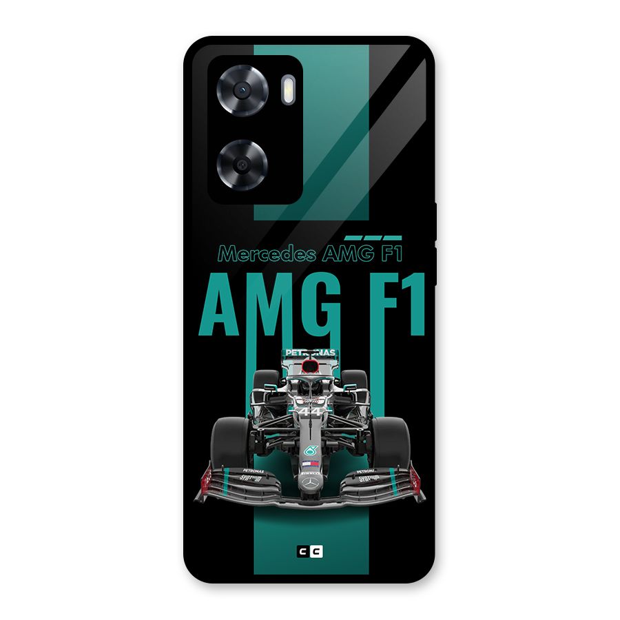 Brisk Car Glass Back Case for Oppo A57 2022