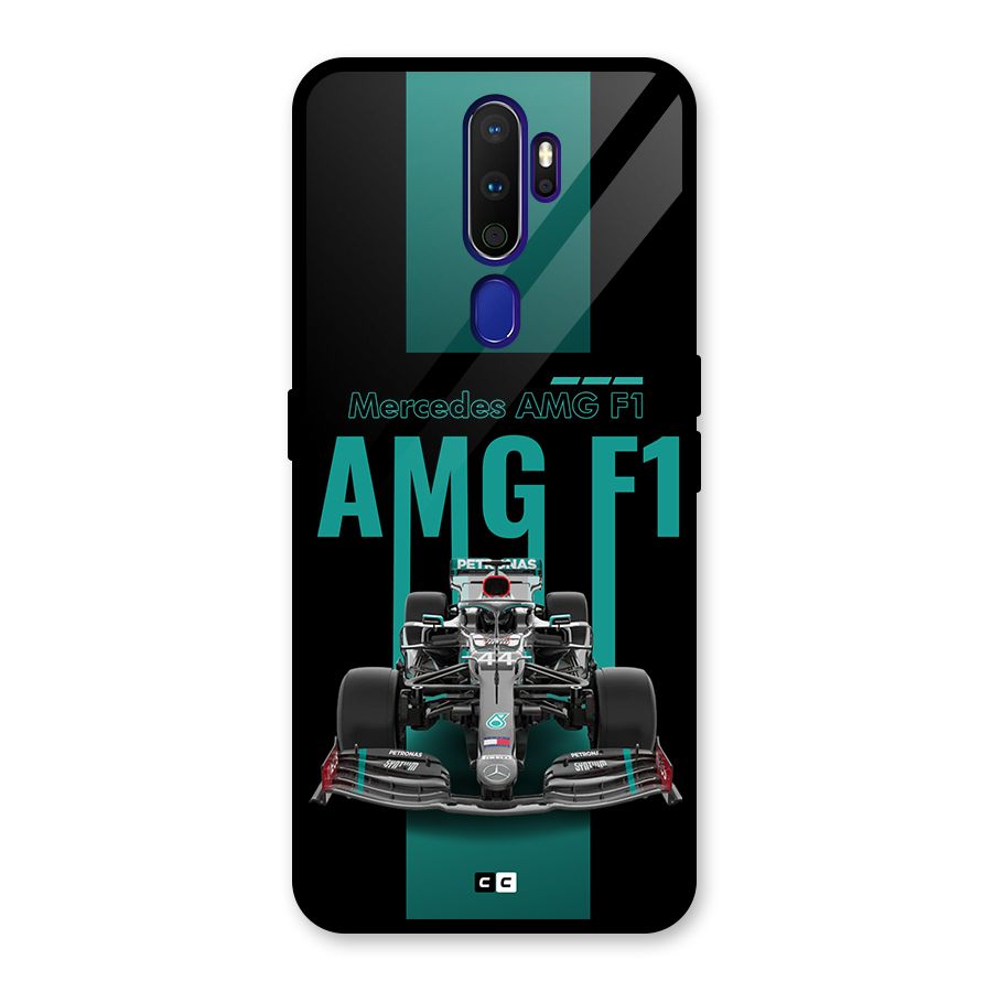 Brisk Car Glass Back Case for Oppo A9 (2020)