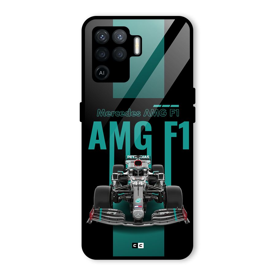 Brisk Car Glass Back Case for Oppo F19 Pro