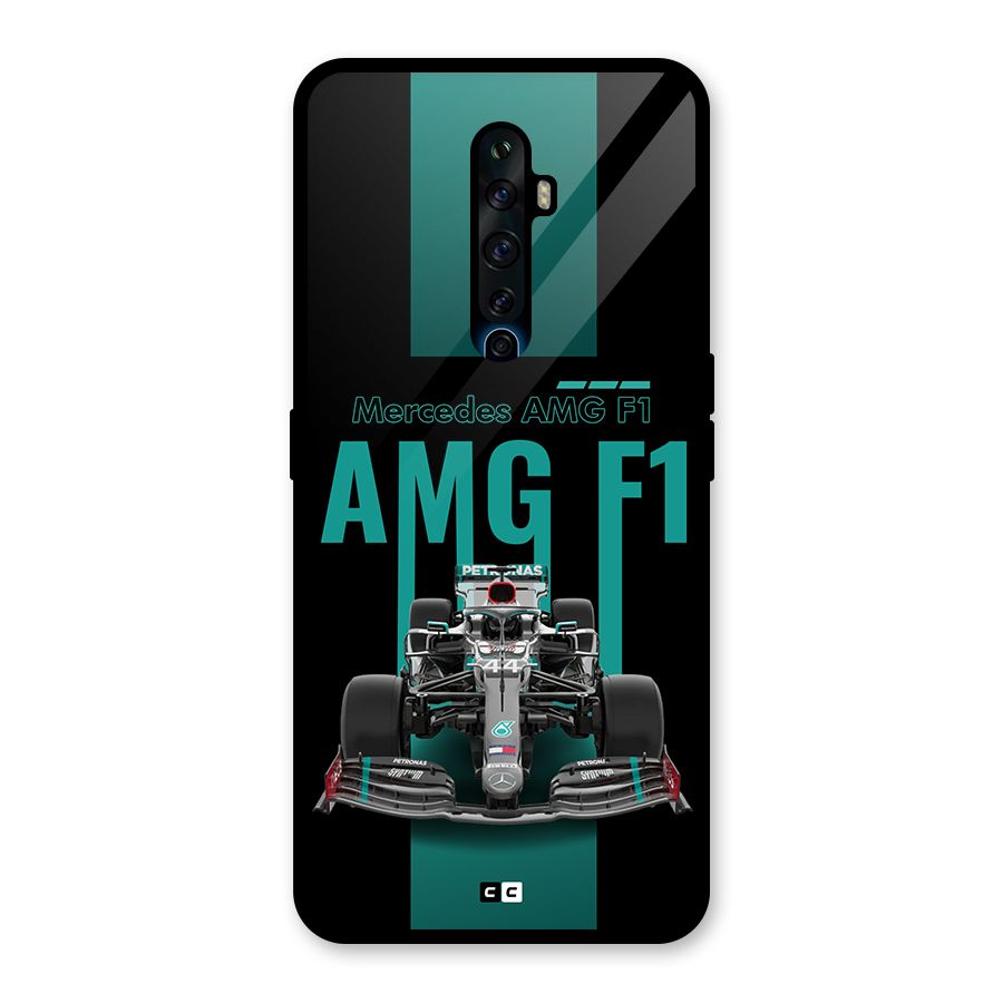 Brisk Car Glass Back Case for Oppo Reno2 F