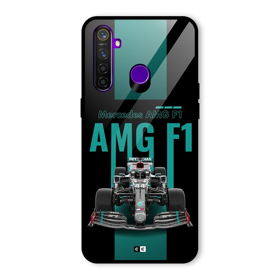 Brisk Car Glass Back Case for Realme 5 Pro