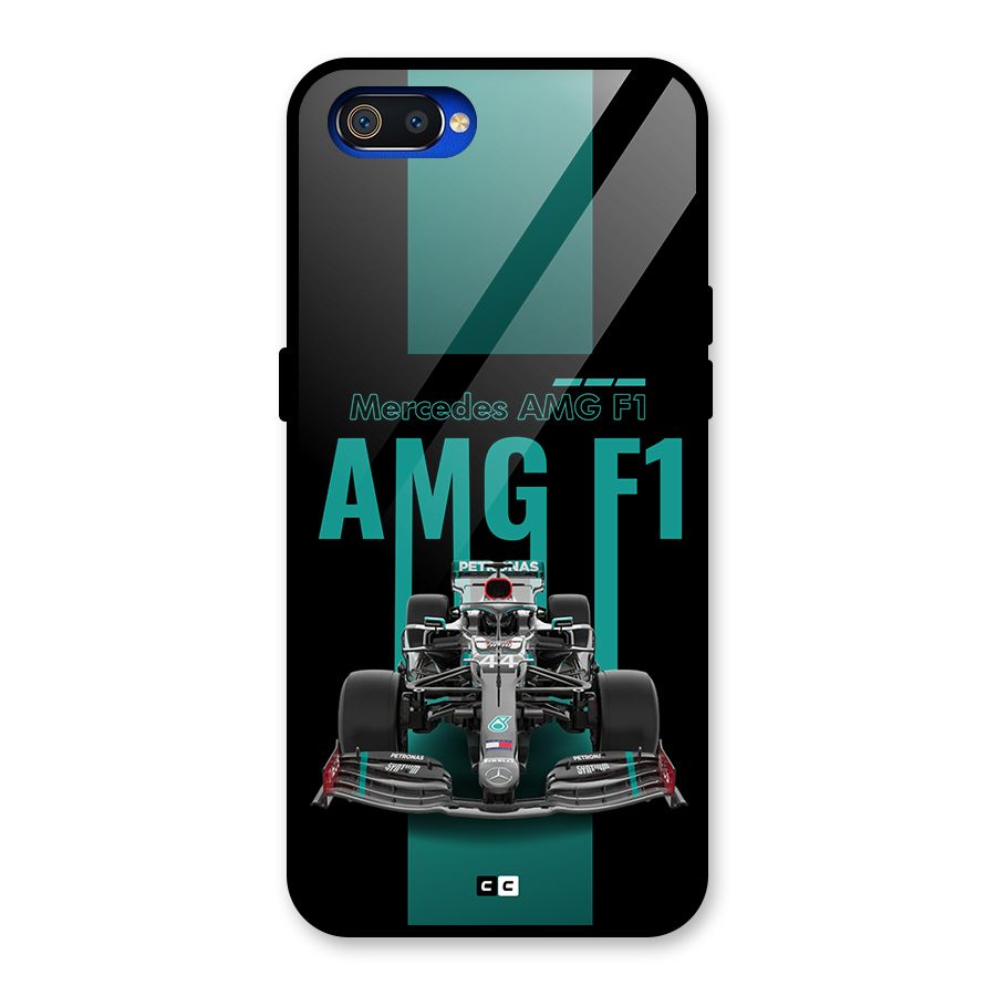 Brisk Car Glass Back Case for Realme C2