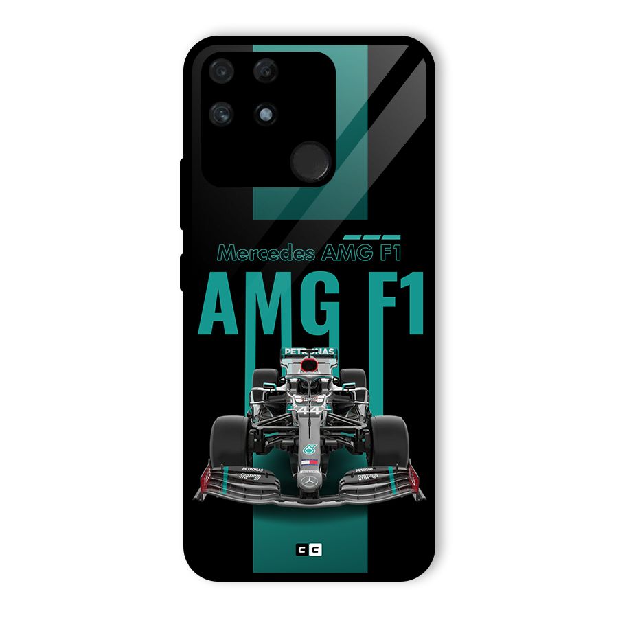 Brisk Car Glass Back Case for Realme Narzo 50A