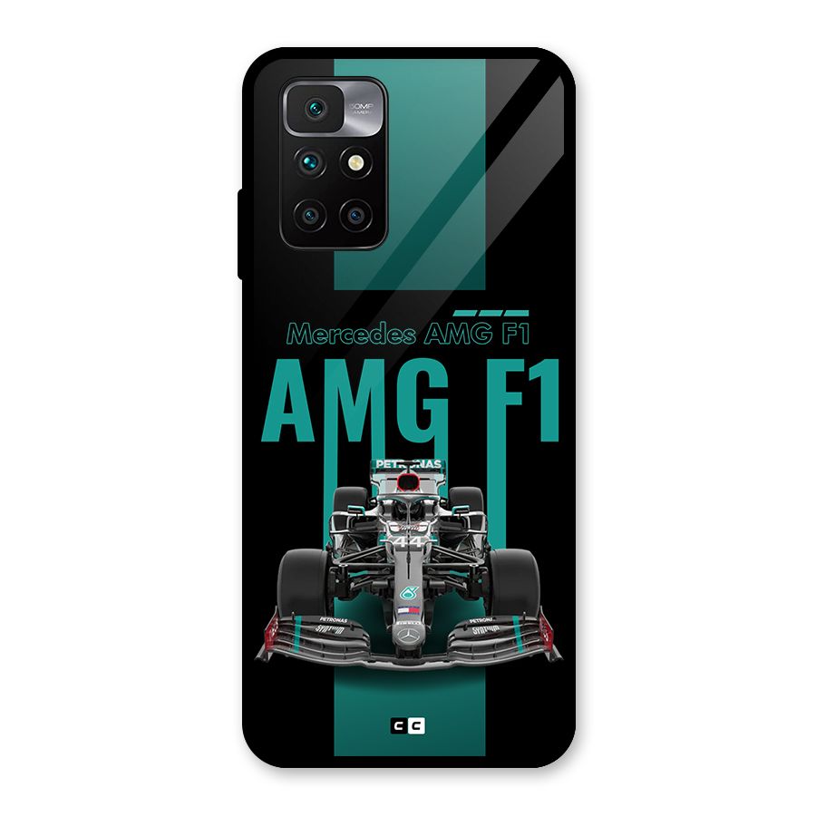 Brisk Car Glass Back Case for Redmi 10 Prime