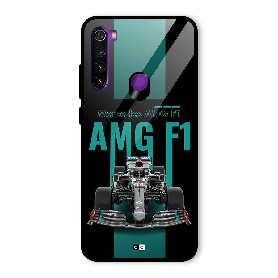 Brisk Car Glass Back Case for Redmi Note 8