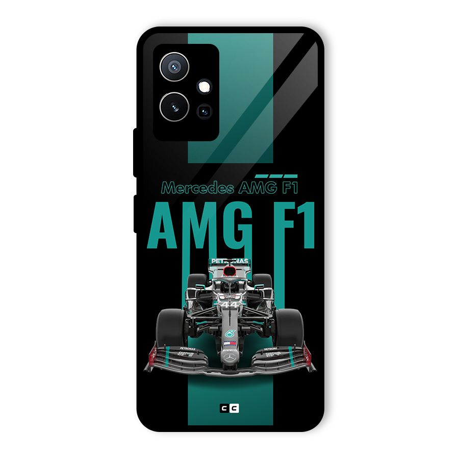 Brisk Car Glass Back Case for Vivo T1 5G