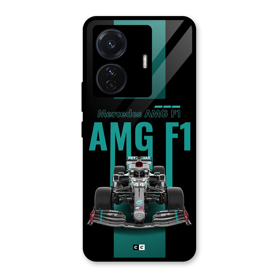 Brisk Car Glass Back Case for Vivo T1 Pro