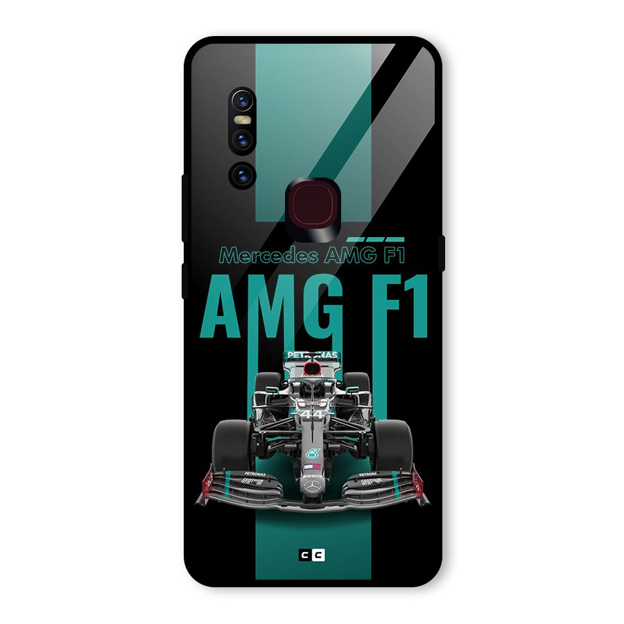Brisk Car Glass Back Case for Vivo V15
