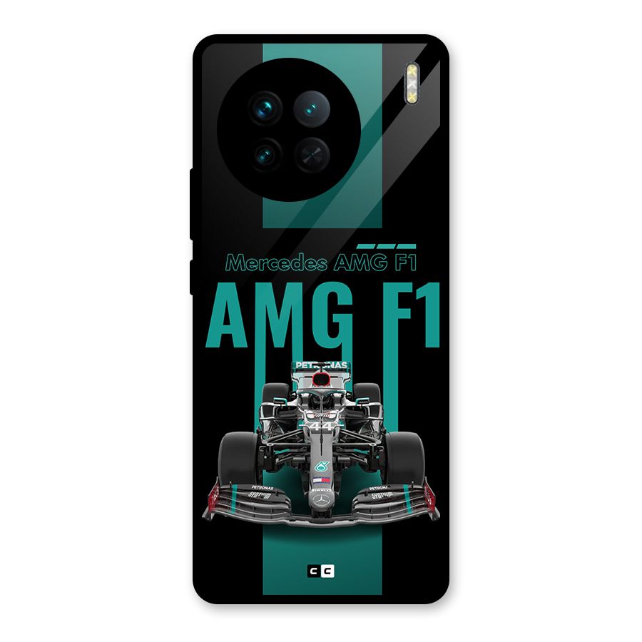 Brisk Car Glass Back Case for Vivo X90