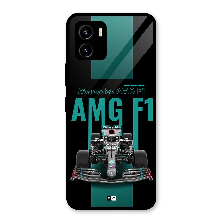 Brisk Car Glass Back Case for Vivo Y15s