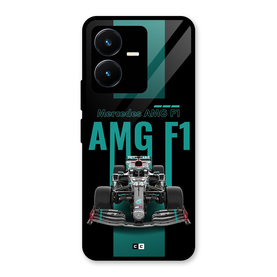 Brisk Car Glass Back Case for Vivo Y22s
