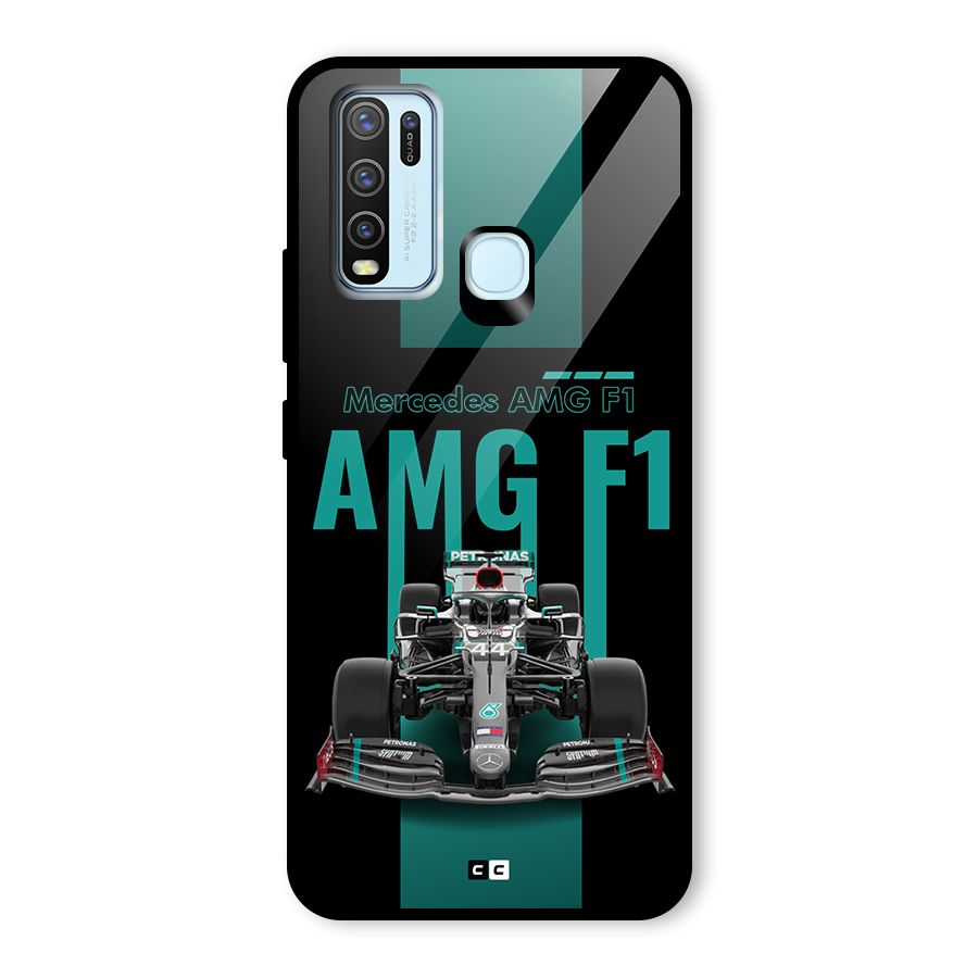 Brisk Car Glass Back Case for Vivo Y30