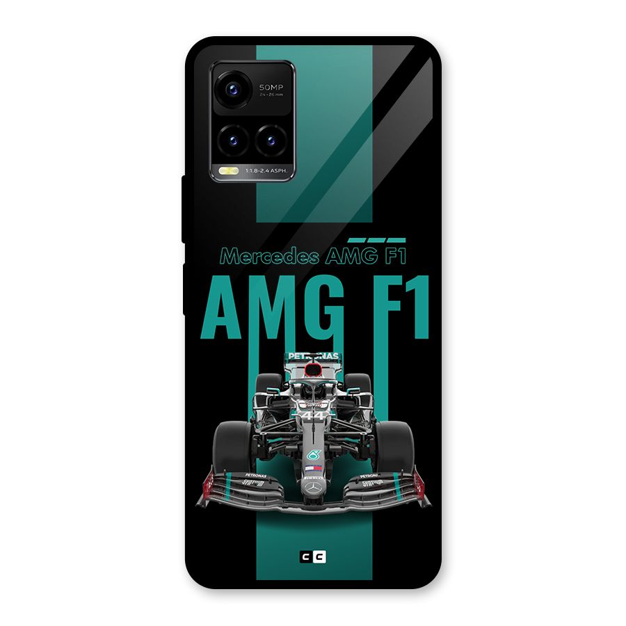 Brisk Car Glass Back Case for Vivo Y33s