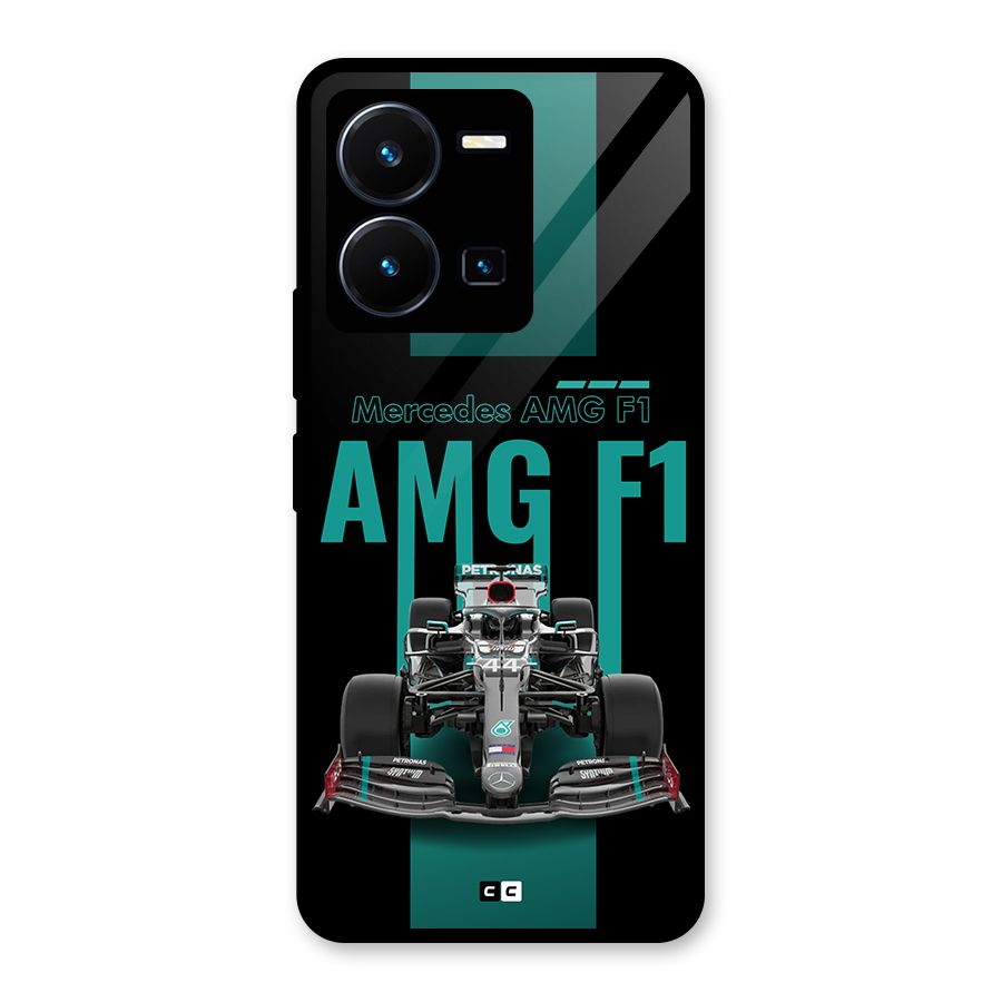 Brisk Car Glass Back Case for Vivo Y35
