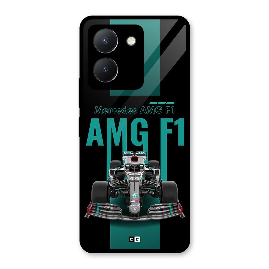 Brisk Car Glass Back Case for Vivo Y36