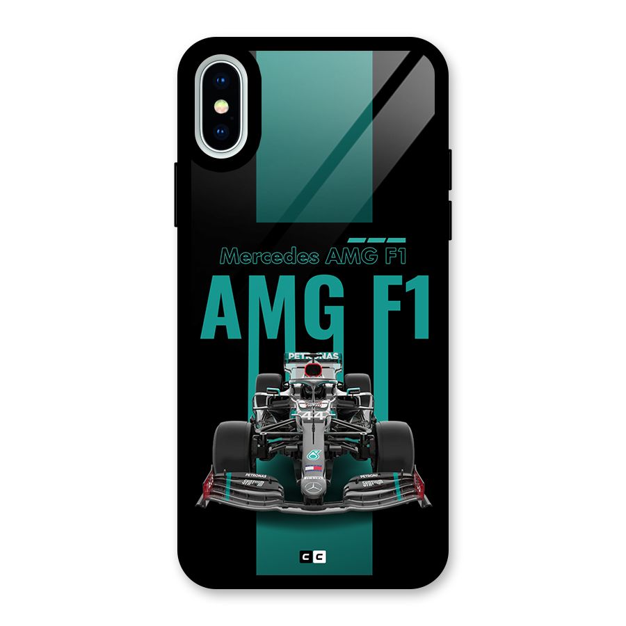 Brisk Car Glass Back Case for iPhone XS