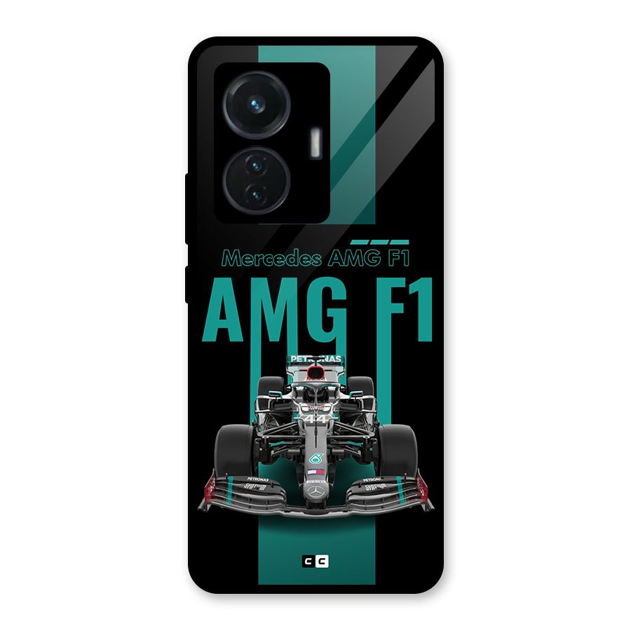 Brisk Car Glass Back Case for iQOO Z6 44W