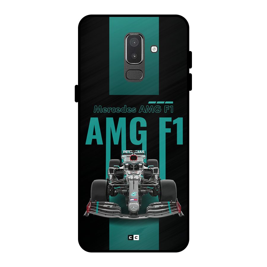 Brisk Car Metal Back Case for Galaxy On8 (2018)