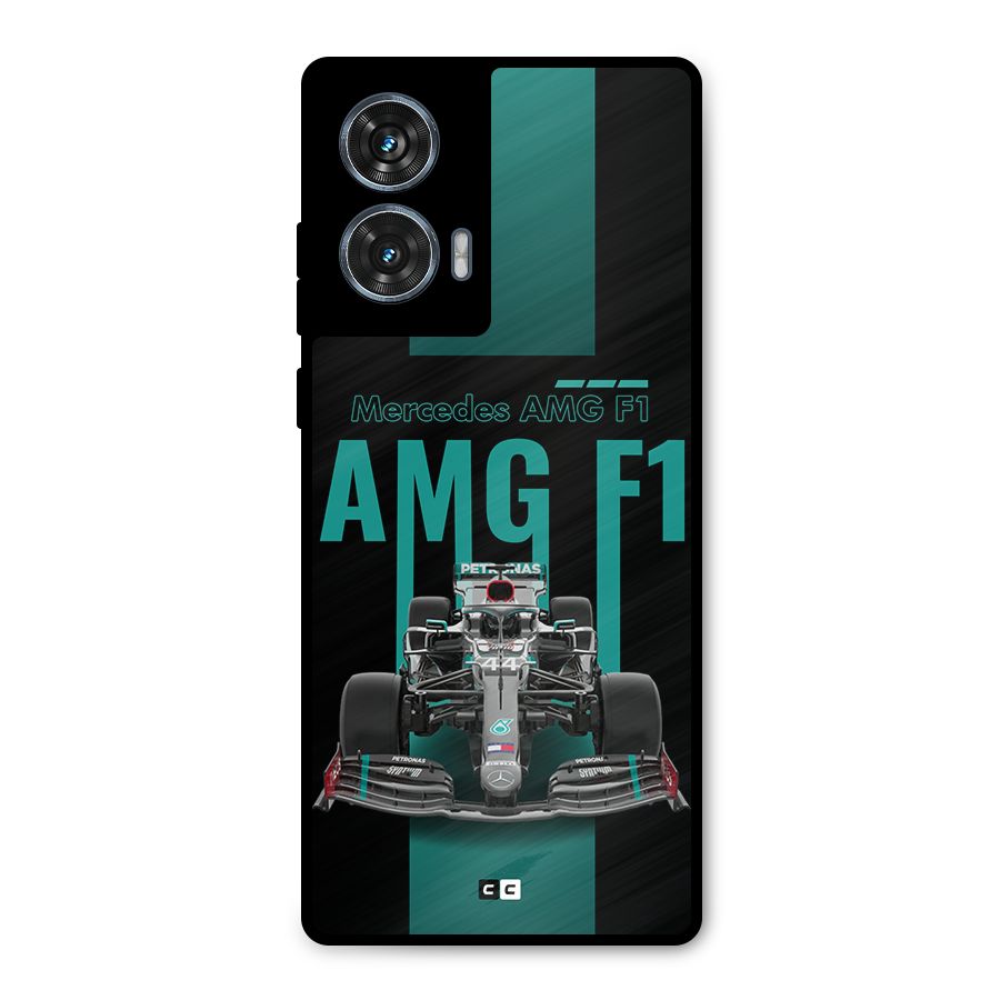 Brisk Car Metal Back Case for Motorola Edge 50 Fusion