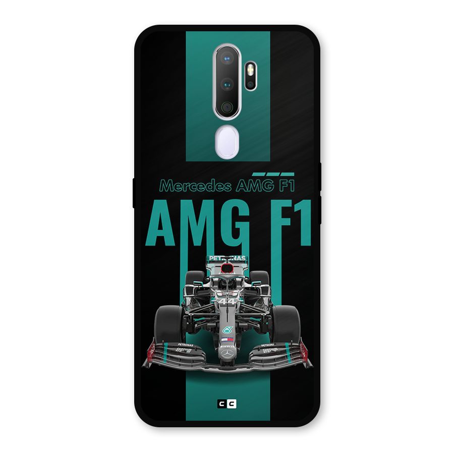 Brisk Car Metal Back Case for Oppo A9 (2020)