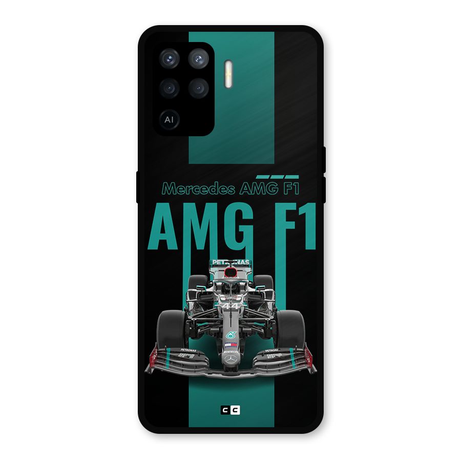 Brisk Car Metal Back Case for Oppo F19 Pro